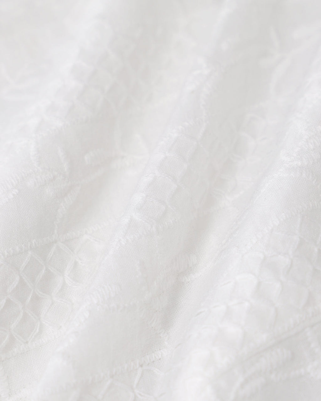 White Textured Boat Neck Button Vest