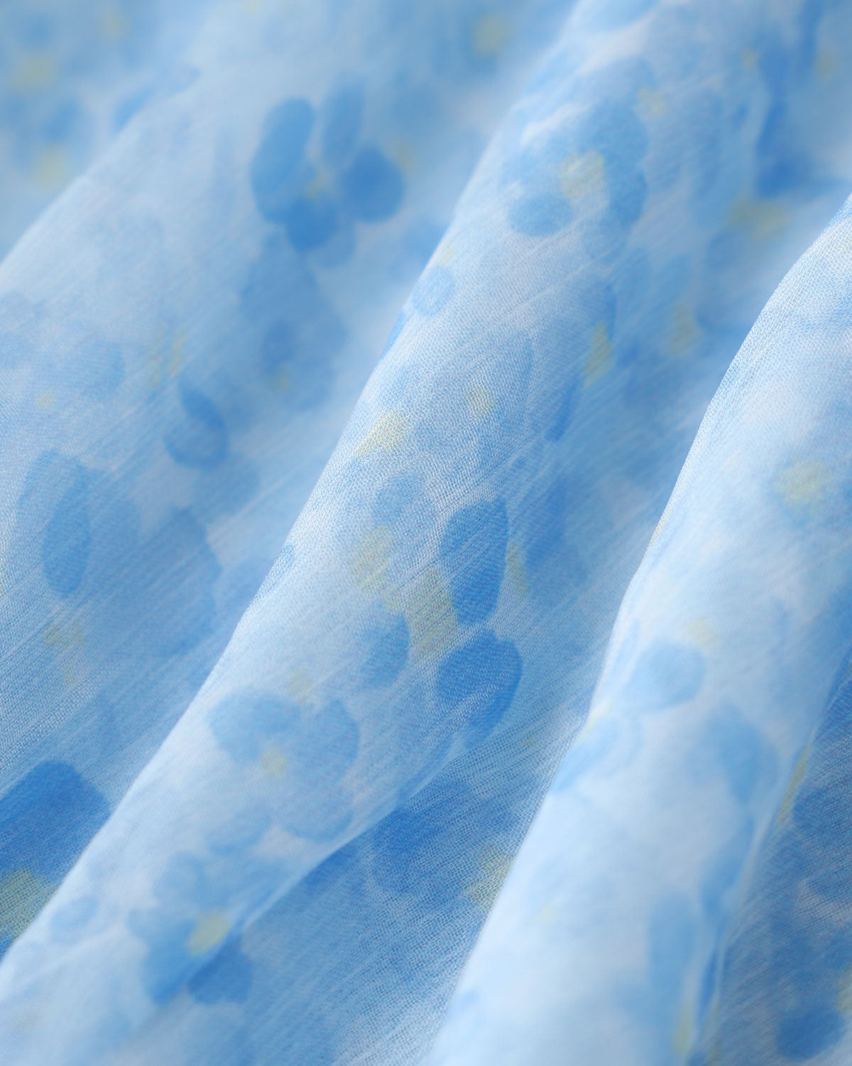 Blue Sweetheart Neck Tiered Midi Dress