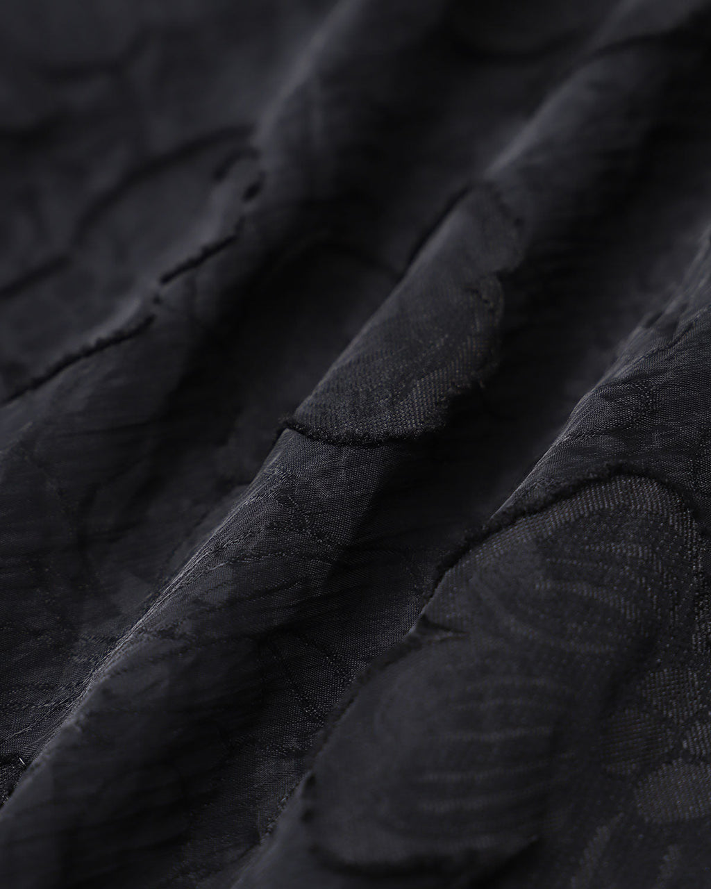 Black Square Neck Puffed Sleeve Midi Dress