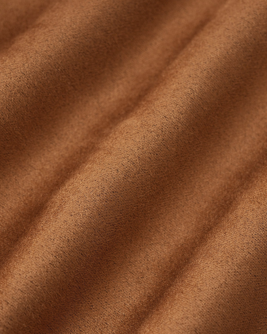 Caramel Suede A-Line Sleeveless Mini Dress